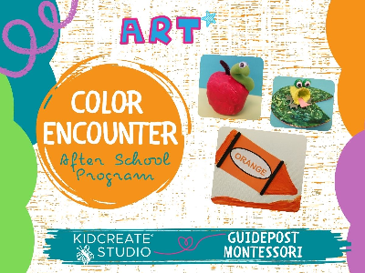 Kidcreate Studio - Johns Creek. Guidepost Montessori- Color Encounter Weekly Class